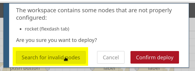 search invalid nodes